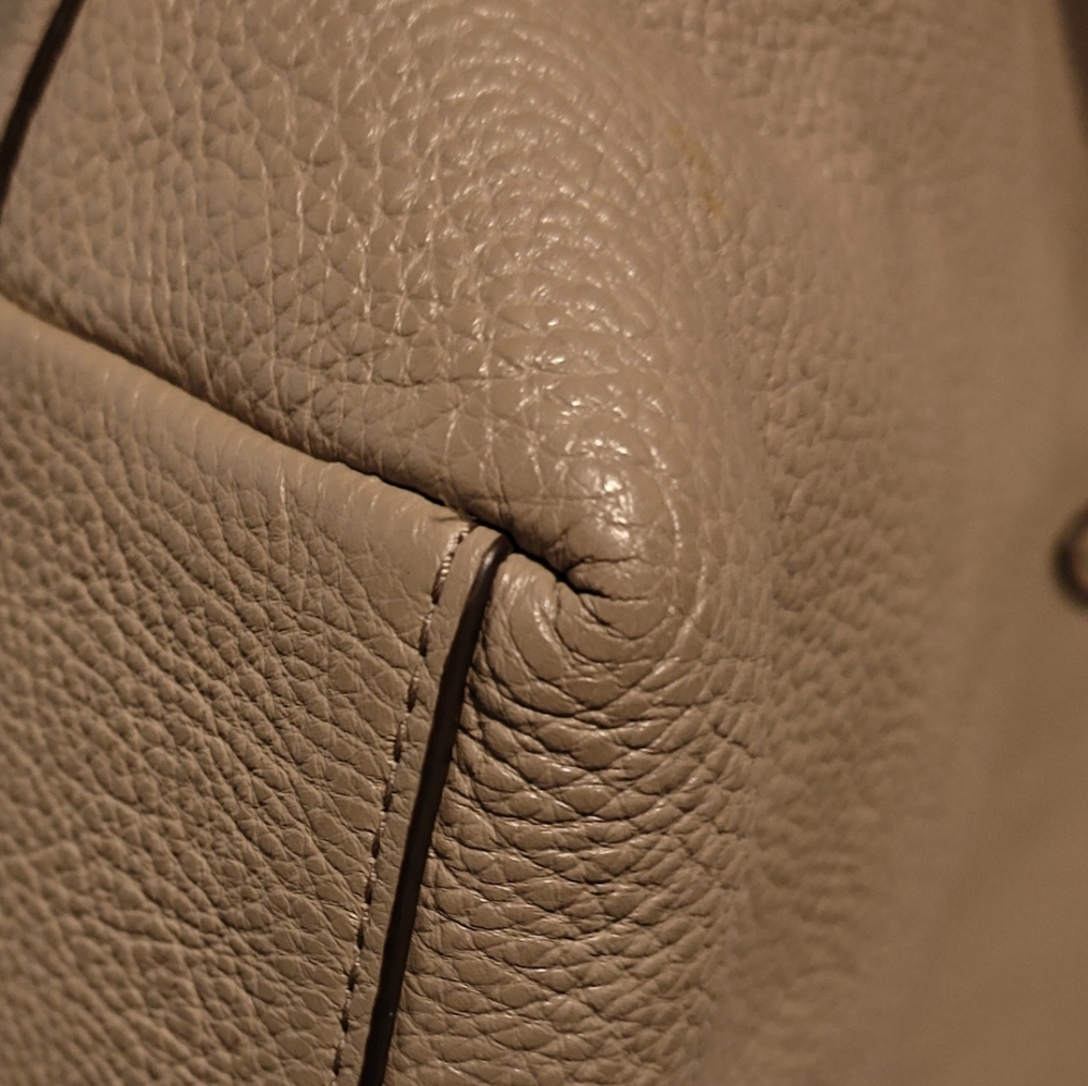 COACH Taylor Tote In Tan Pebble Leather - Picture 15 of 16